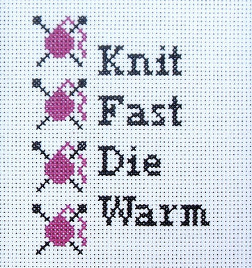 Debugging feels both tedious and satisfying, much like cross stitching (image by Rachel Mckay on Flickr)