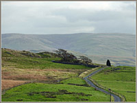 ‘Foxs Pulpit’ on Firbank Fell from the road from Grayrigg