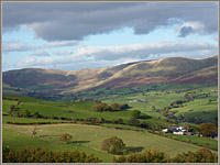 The Howgills from Firbank Fell, looking north