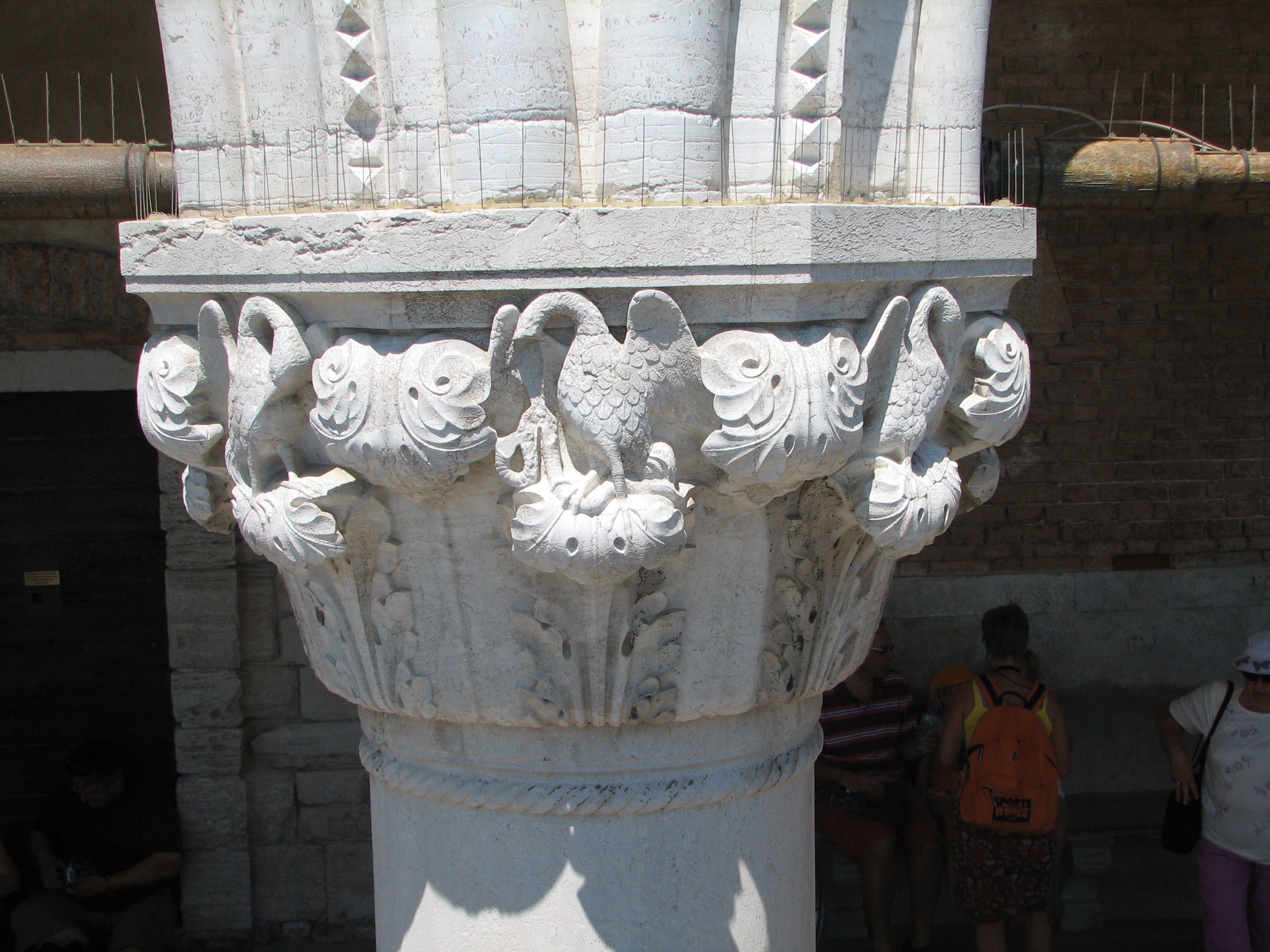 Lower Capitals of the Ducal Palace (Molo faade) No 2 (35) Birds