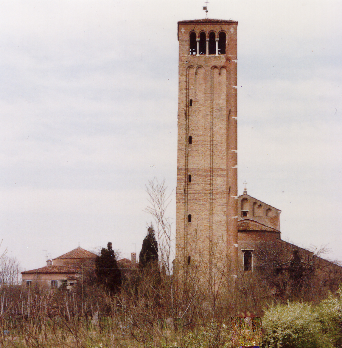 Torcello, Duomo, Santa Maria Assunta, from east, with Santa Fosca to the left