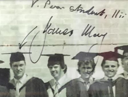 James May at University