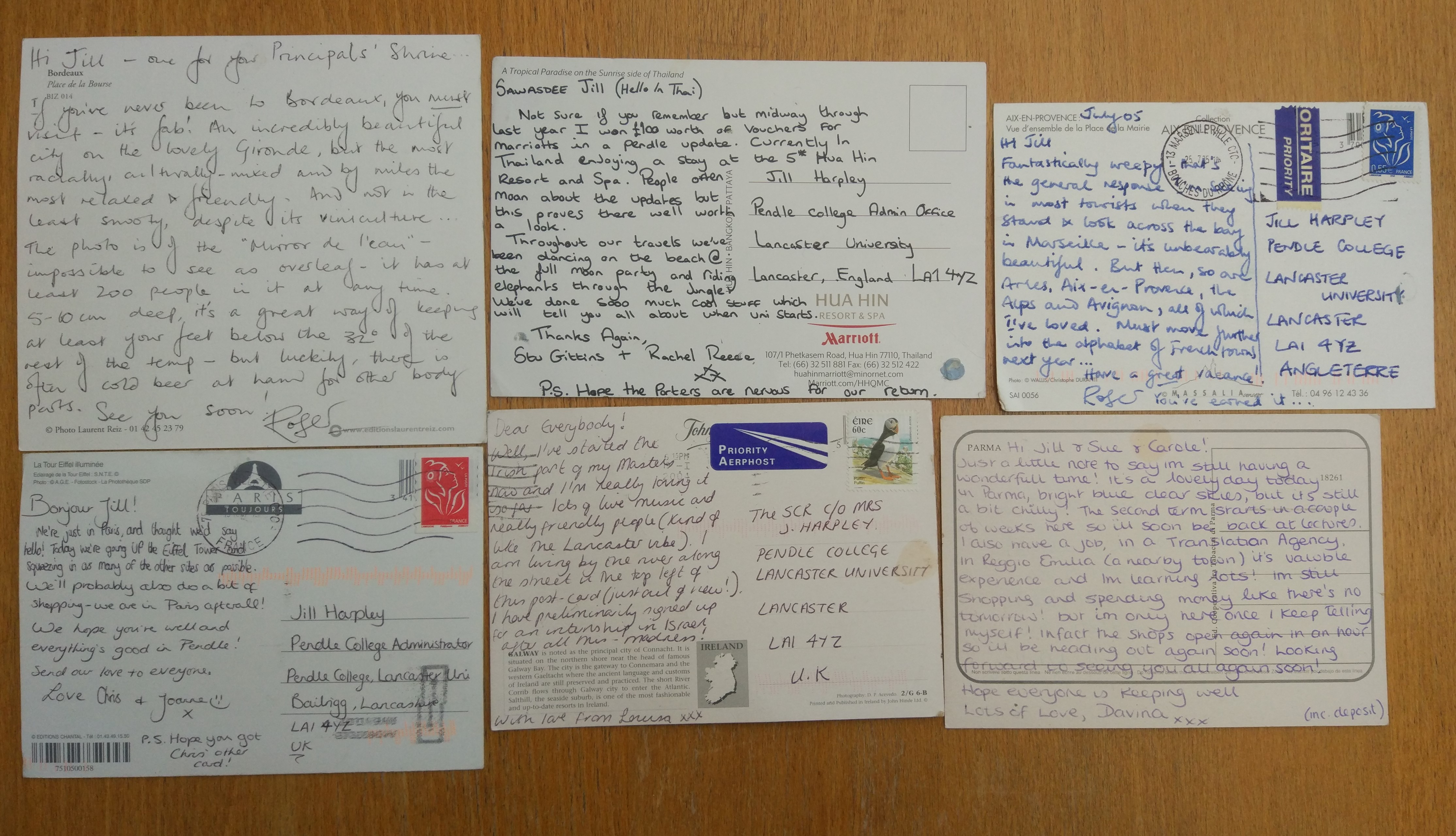 Postcards to Jill