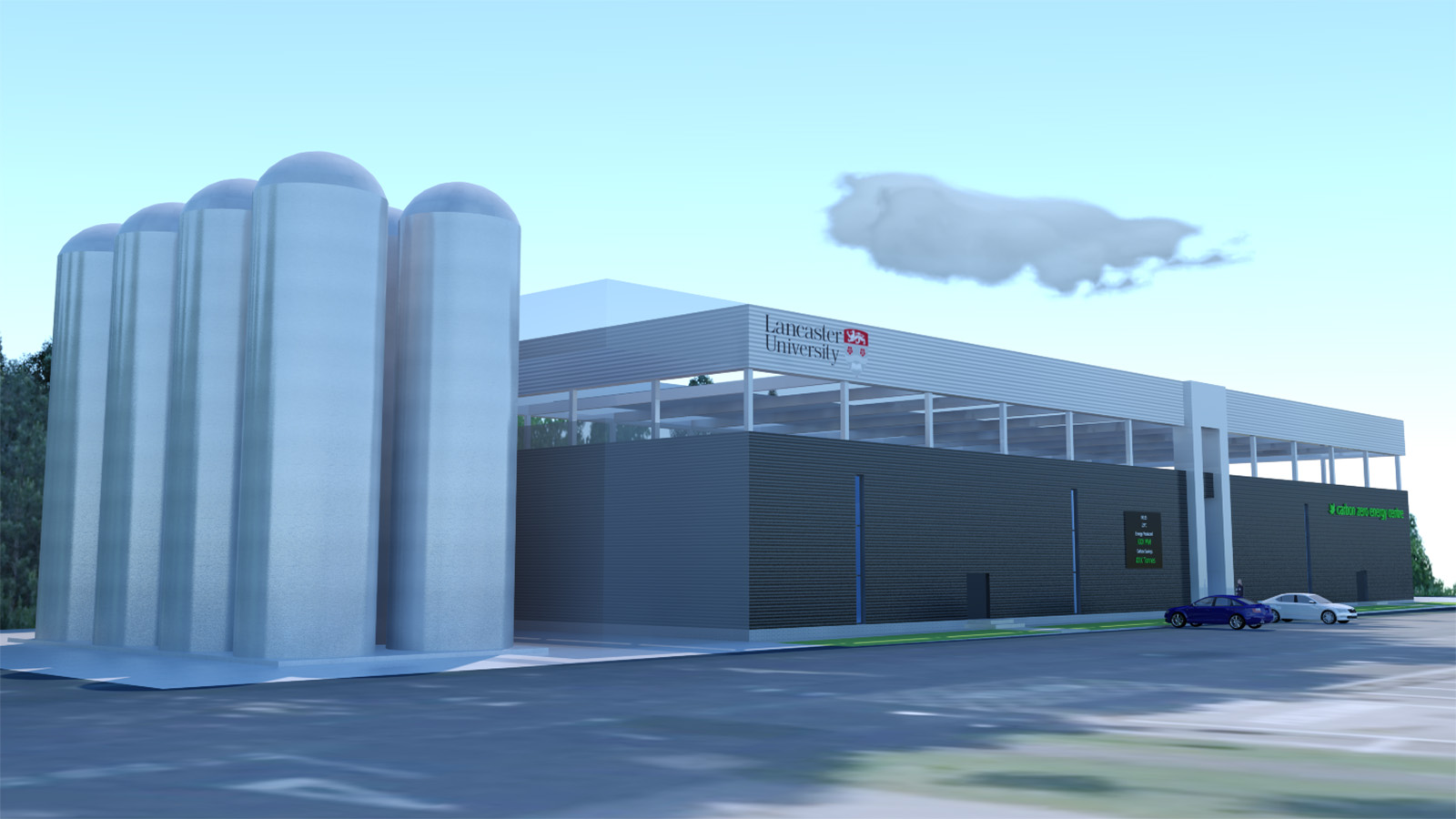 An artist's impression of the Low Carbon Energy Centre.