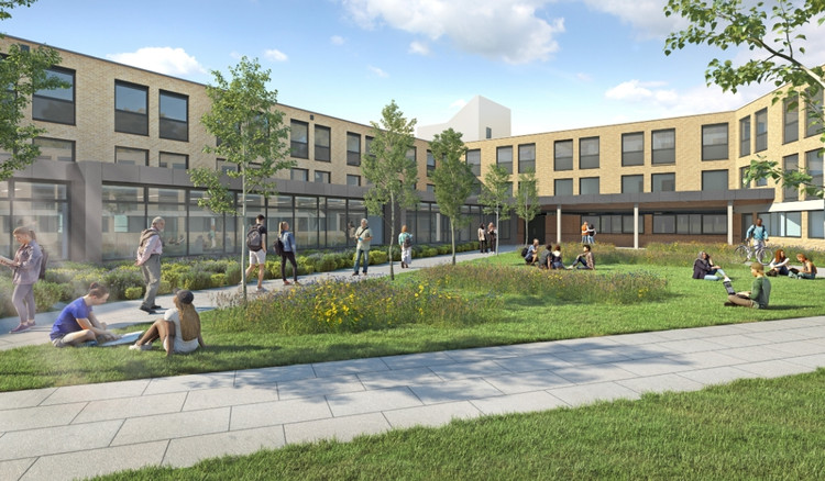 An artist’s impression of the new Gillow Quad.