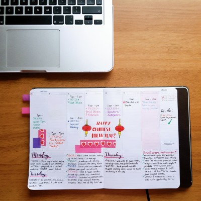 Nurin's weekly planner