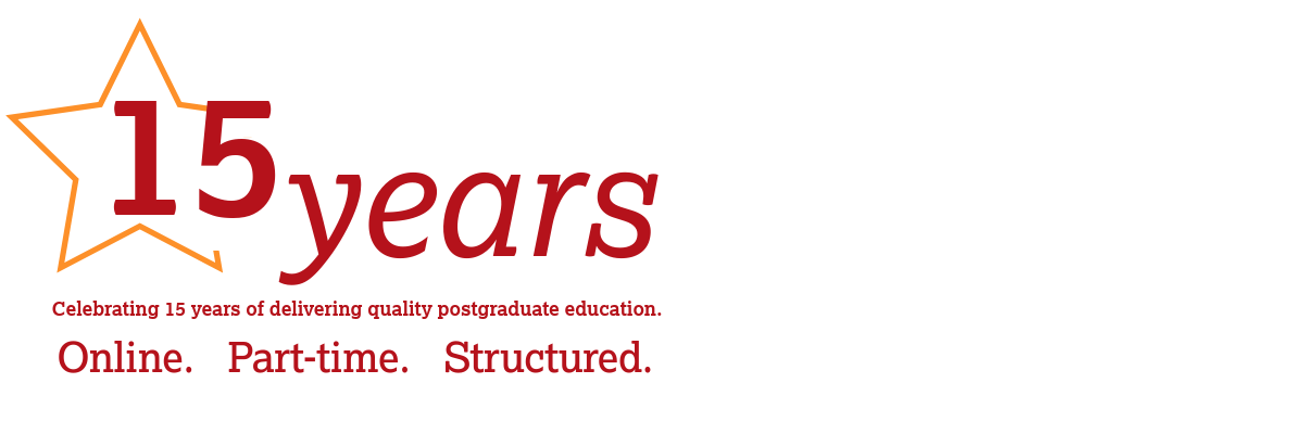 Image to show 15 years of delivering postgraduate education by the division of health research