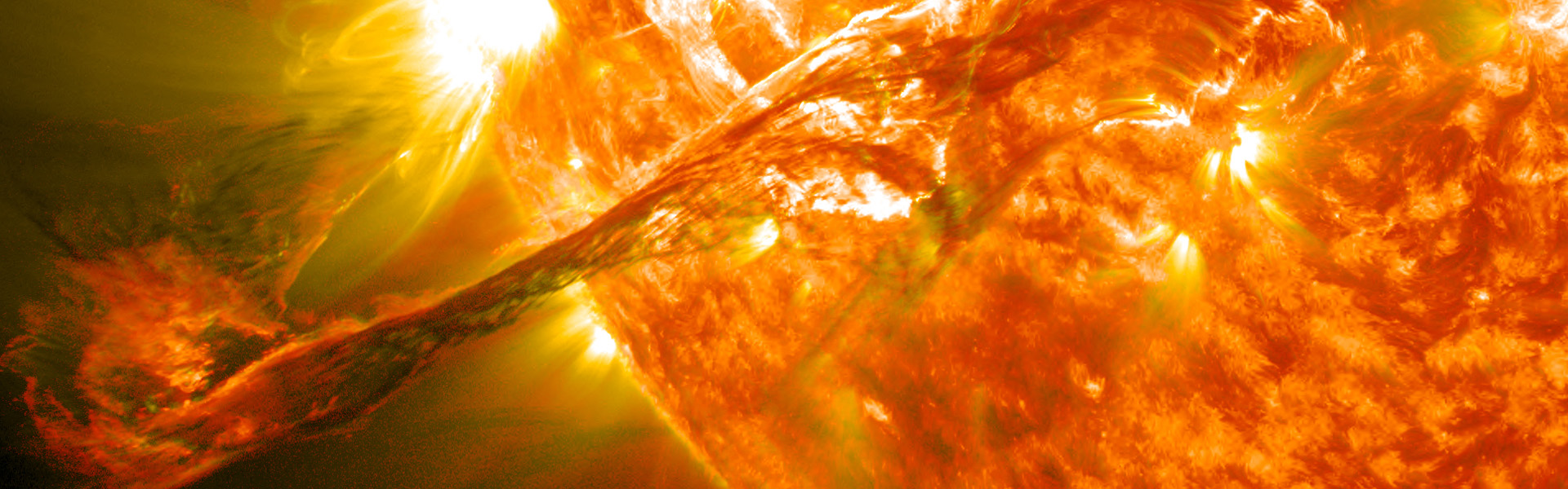 A solar flare