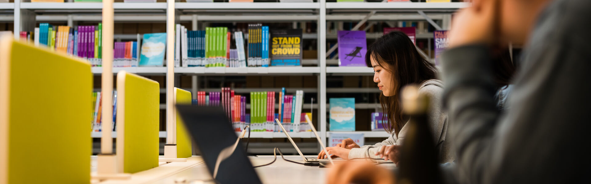 Students studying in the learning zone