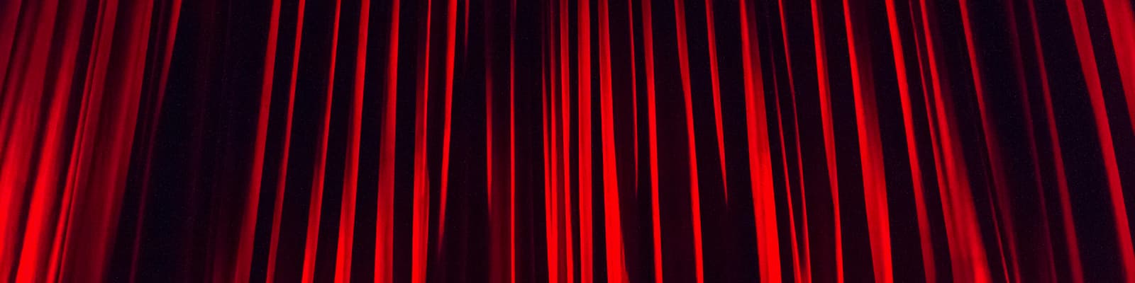 Red curtain backdrop