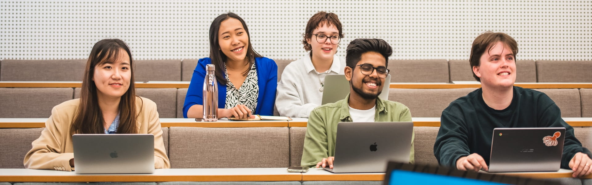 Students sitting in a lecture