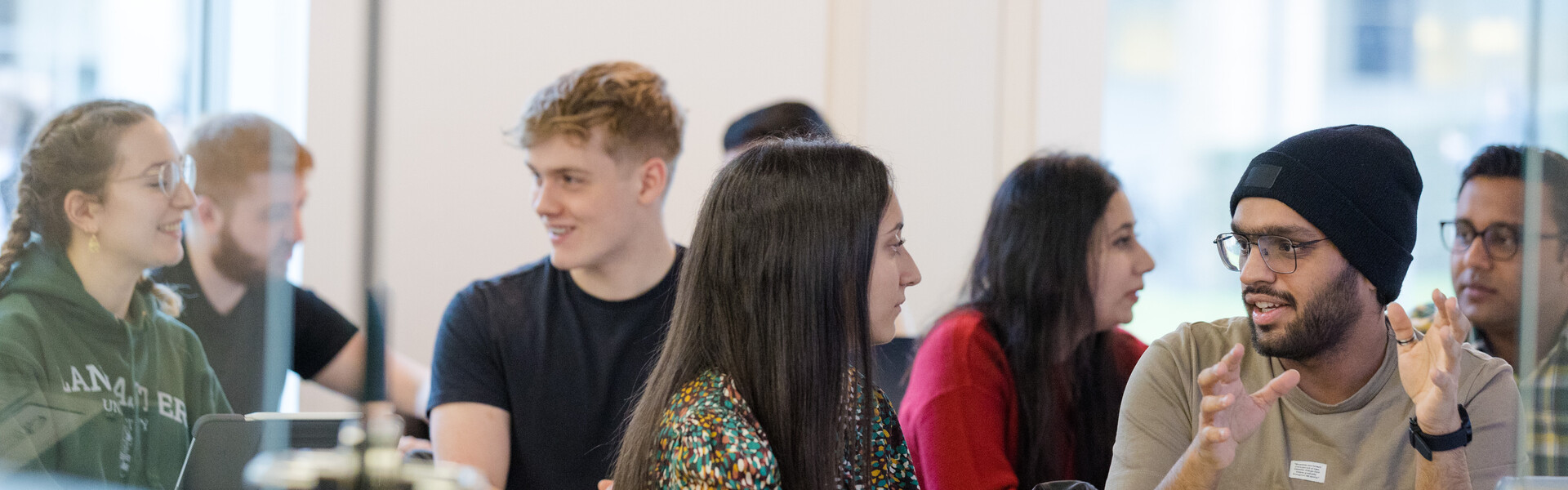 A group of students in a seminar