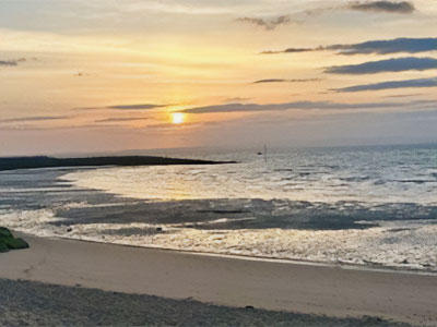Sunset on Morecambe Bay