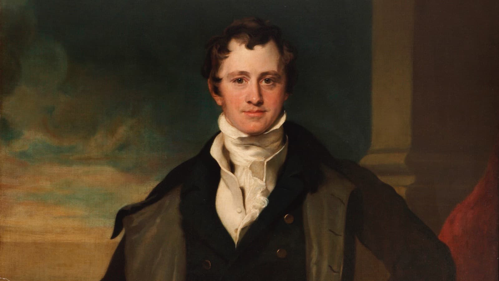 A portrait of Sir Humphry Davy