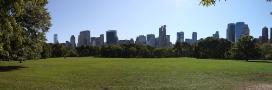 An urban green space - Sheep Meadow, Central Park, New York.  By Richard Allaway. Available to reuse with modification via Flickr/Google images https://www.flickr.com/photos/geographyalltheway_photos/6747473261