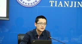 Dr. Liu speaking at the Tianjin workshop