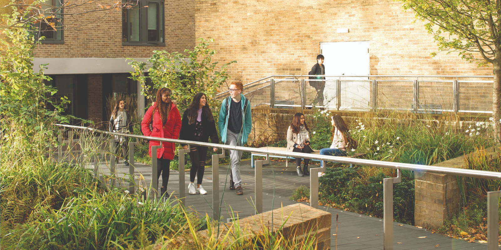 Students at Lancaster University