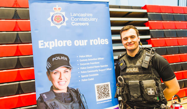 Police careers stand