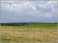 Crosslands Farm across the fields from the south