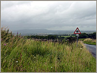 Pendle Hill from above Burnley