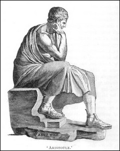 drawing of Aristotle
